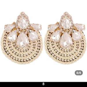 Beautiful crystal earrings